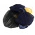 Ribbon Hair Net with Clip - Blue